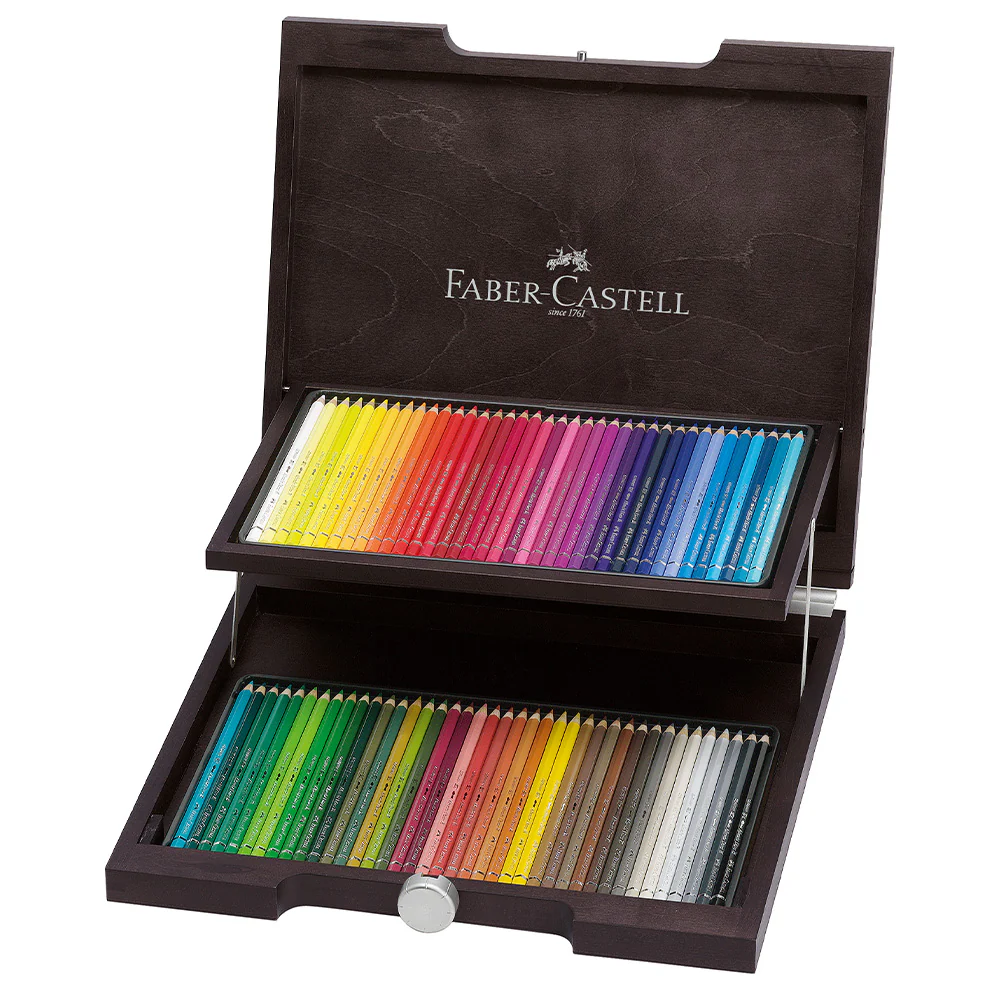 Faber-Castell Albrecht Dürer Artists' Watercolour Pencils Wooden Case of 72