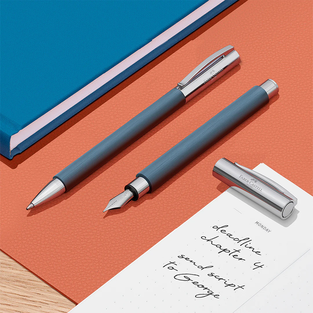 Faber-Castell Ambition Precious Resin Ballpoint Pen Blue - Image 2