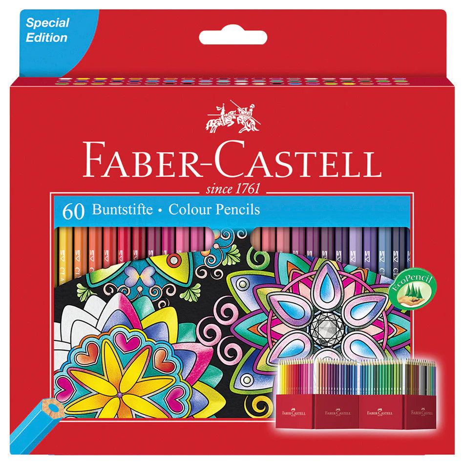 Faber-Castell Classic Colour Pencils Set of 60