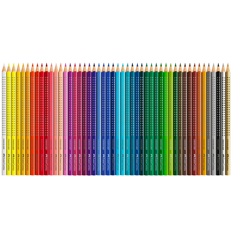Faber-Castell Colour Grip Pencils Tin of 48 - Image 2