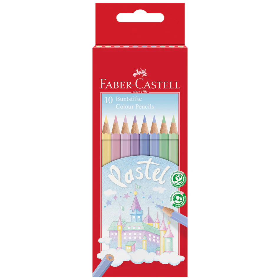 Faber-Castell Colour Pencil Set of 10 Pastel
