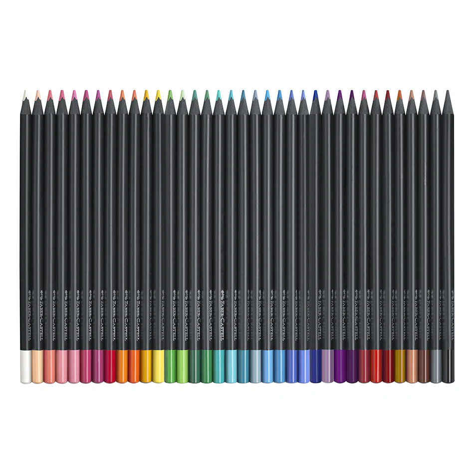 Faber-Castell Colour Pencils Black Edition Set of 36 - Image 5