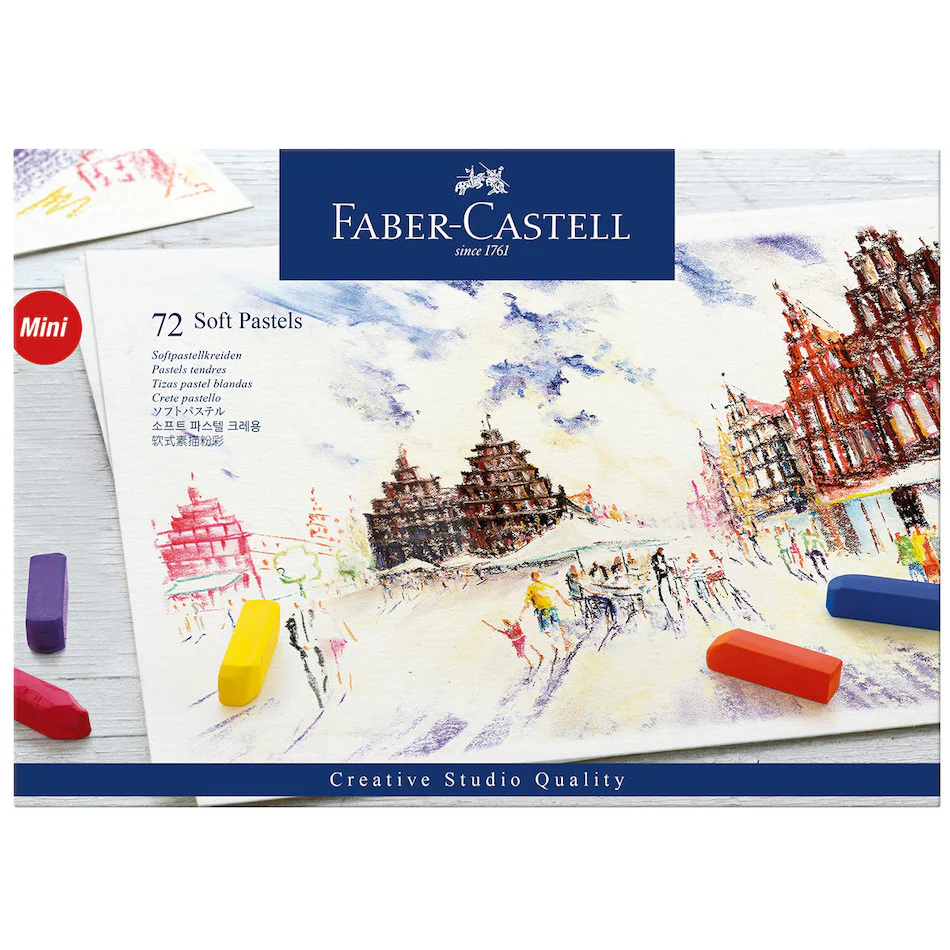 Faber-Castell Creative Studio Half-Stick Soft Pastels Box of 72