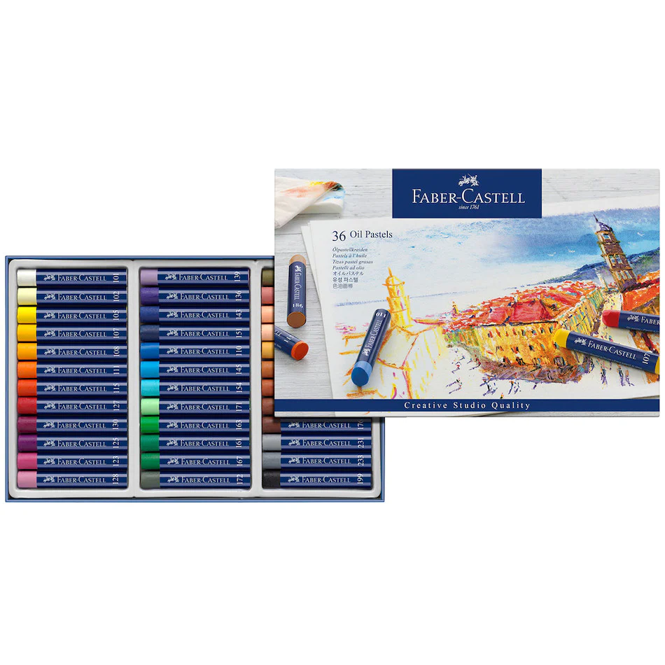 Faber-Castell Creative Studio Oil Pastels Box of 36 - Image 2