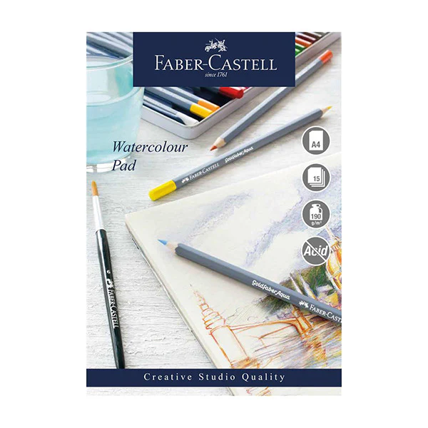 Faber-Castell Creative Studio Watercolour Pad Spiral Bound A4