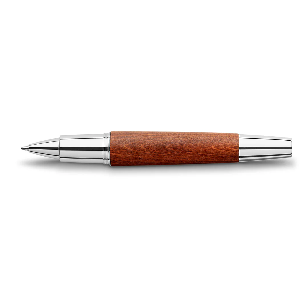 Faber-Castell e-motion Pearwood Rollerball Pen Brown - Image 4