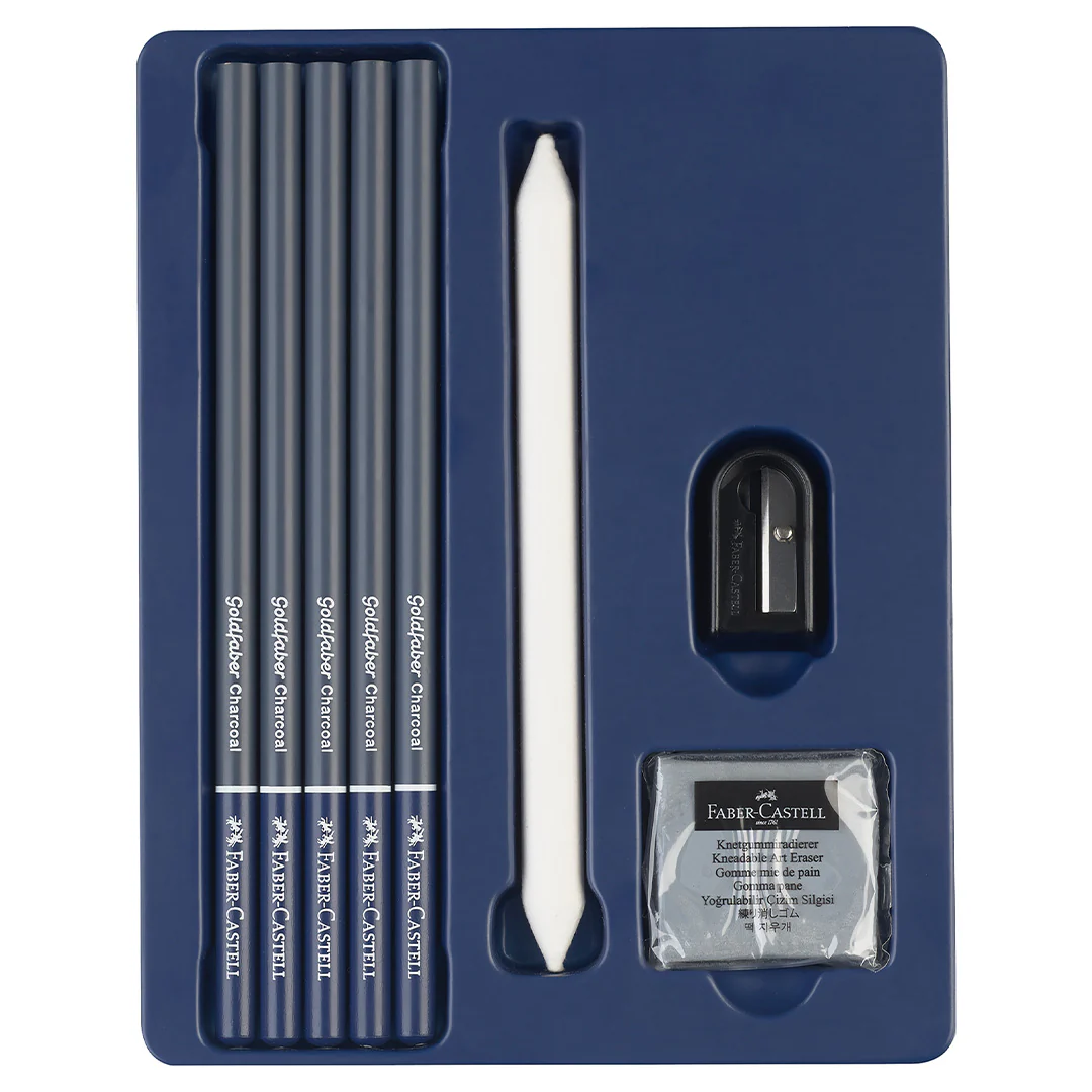 Faber-Castell Goldfaber Charcoal Set of 9 - Image 2