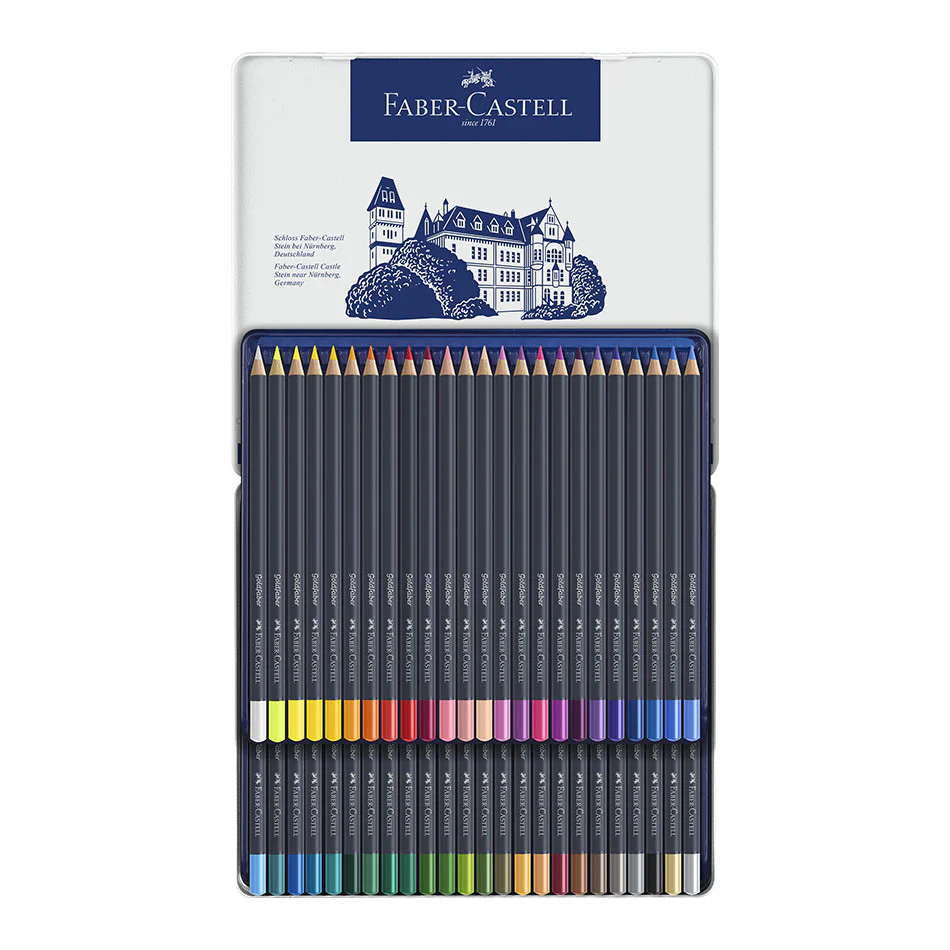 Faber-Castell Goldfaber Colour Pencils Tin of 48 - Image 3