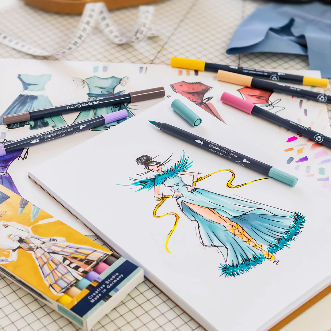 Faber-Castell Goldfaber Sketch Marker Set of 6 Fashion - Image 2
