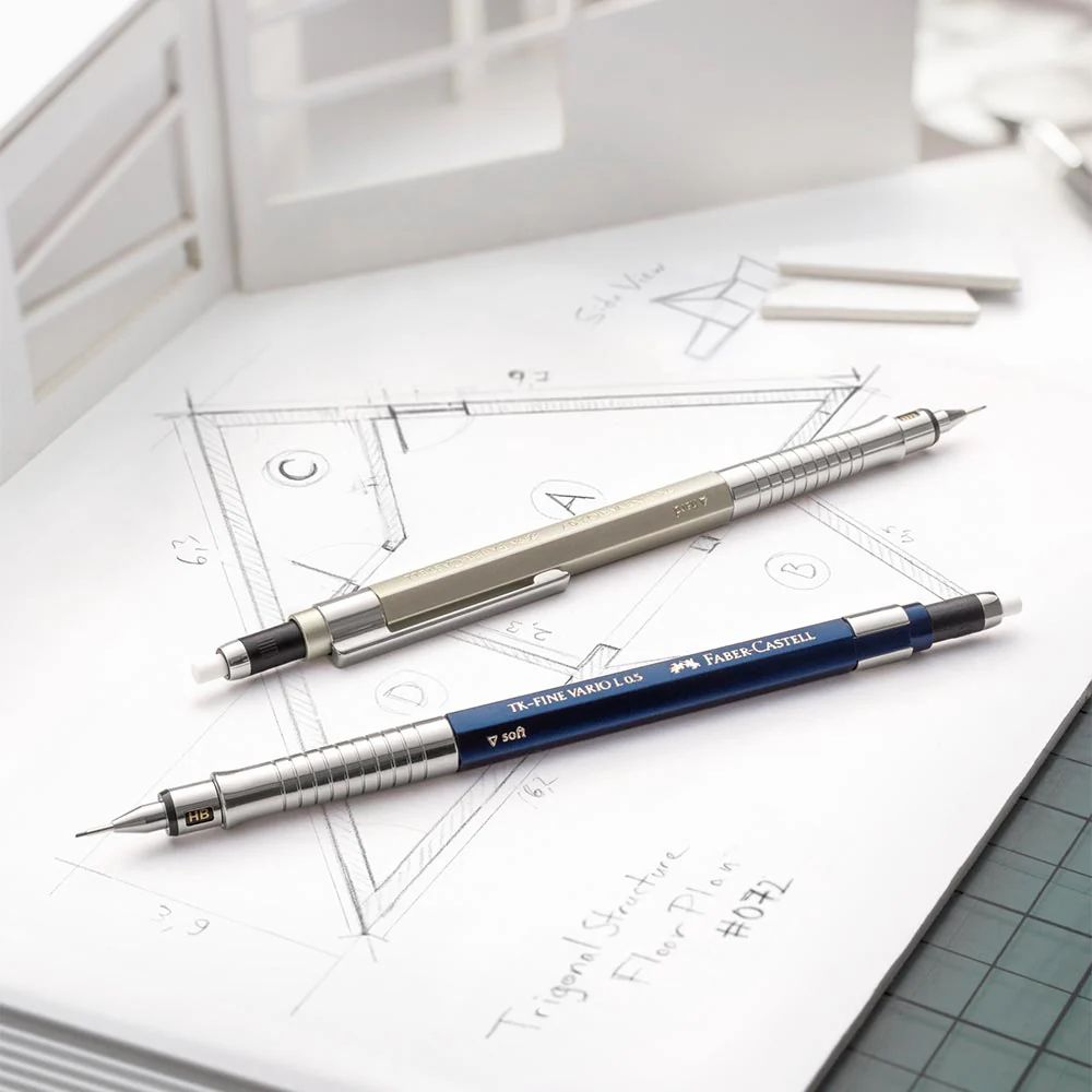 Faber-Castell Mechanical Pencil Tk-Fine Vario L Indigo - Image 3