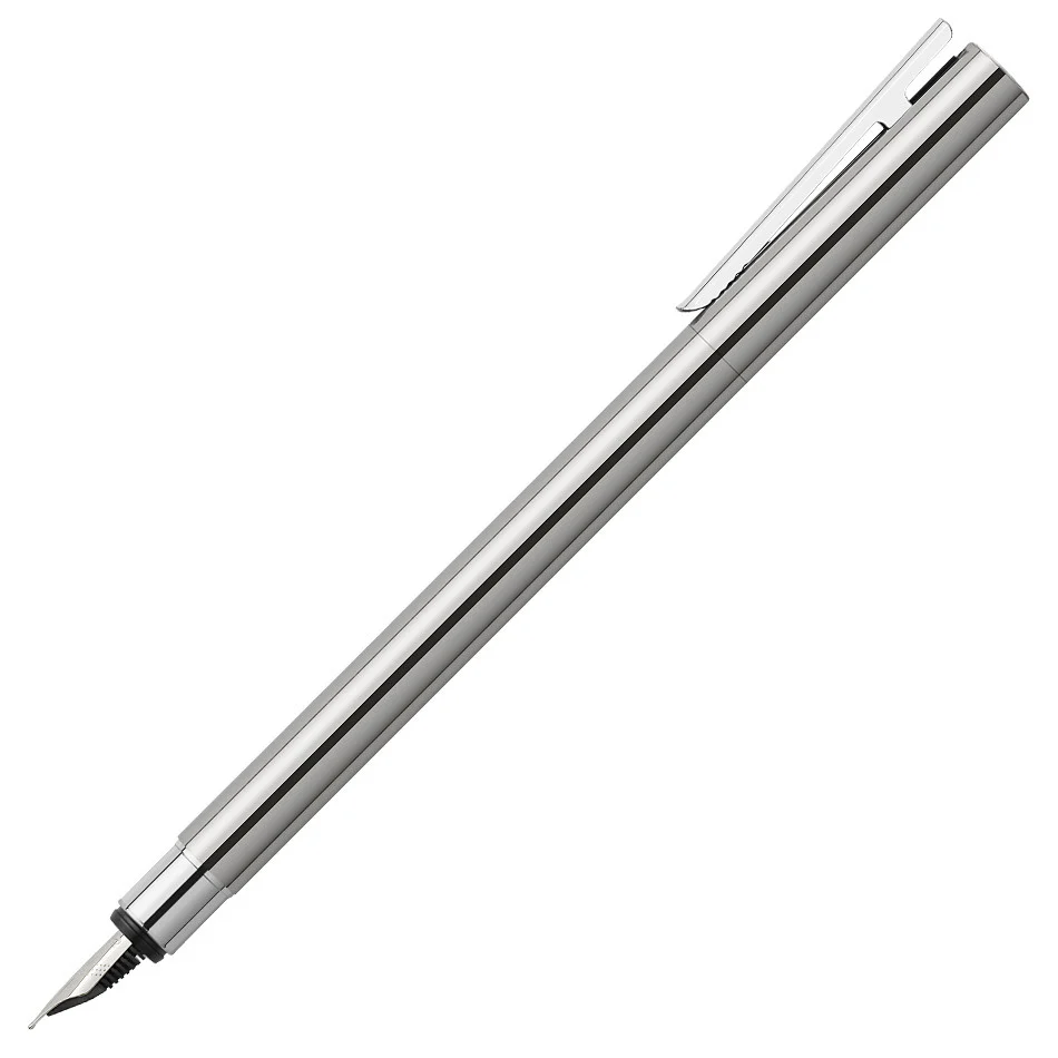 Faber-Castell Neo Slim Fountain Pen Stainless Steel