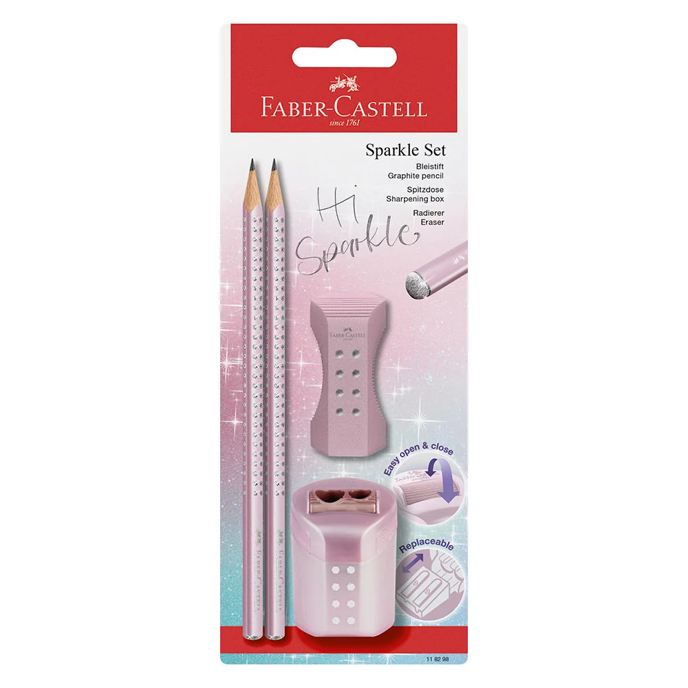 Faber-Castell Pencil Set Sparkle Rose