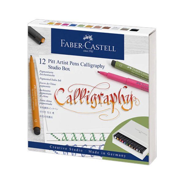 Faber-Castell Pitt Artist Pen Calligraphy Studio Box
