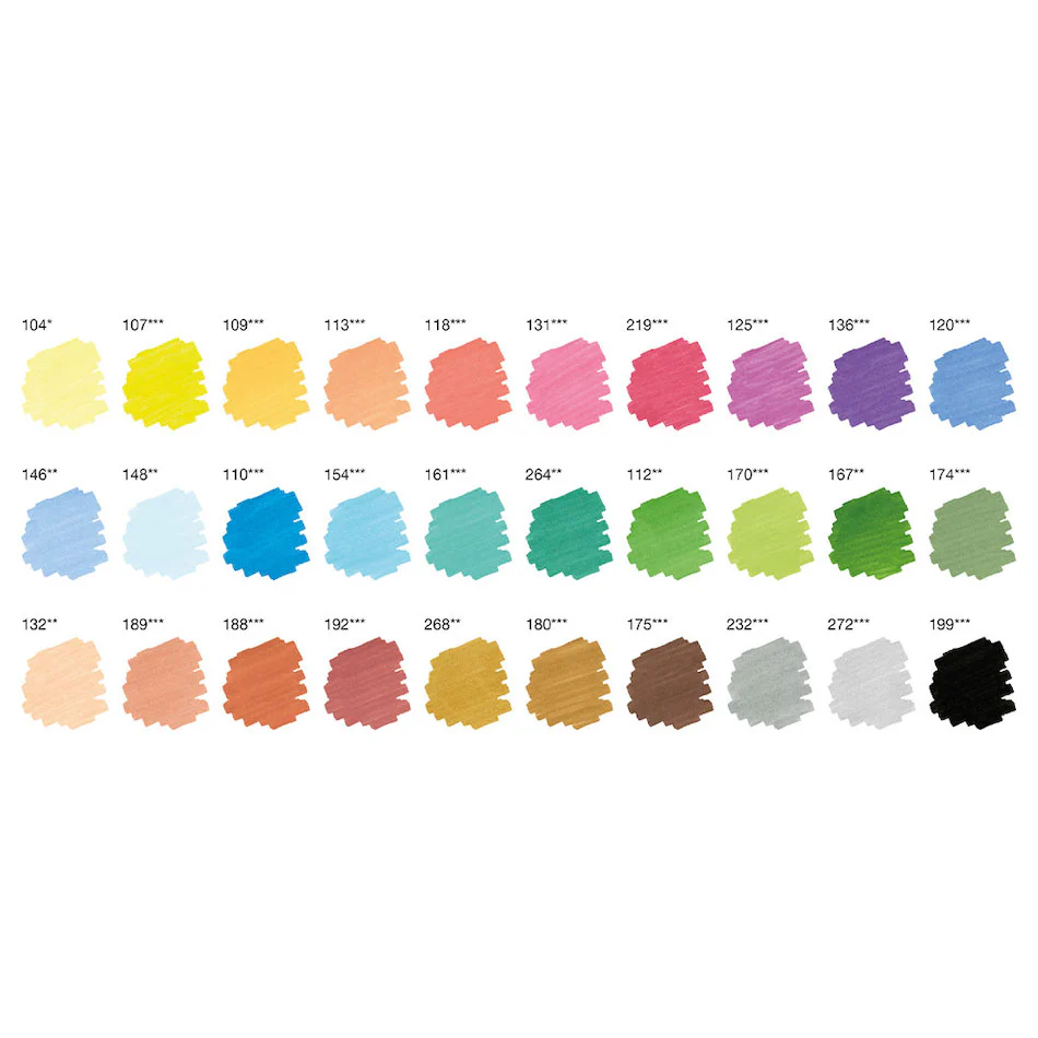 Faber-Castell Pitt Artist Pen Dual Marker Wallet of 30 - Image 3