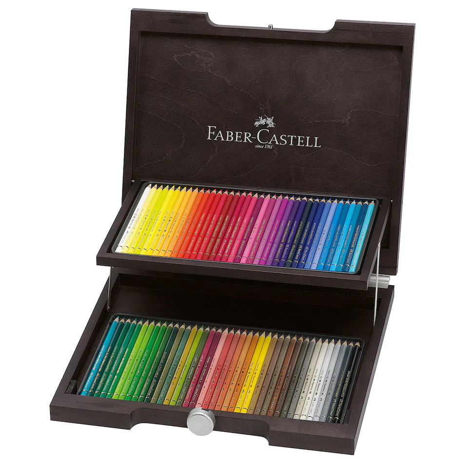Faber-Castell Polychromos Pencils Wooden Case of 72