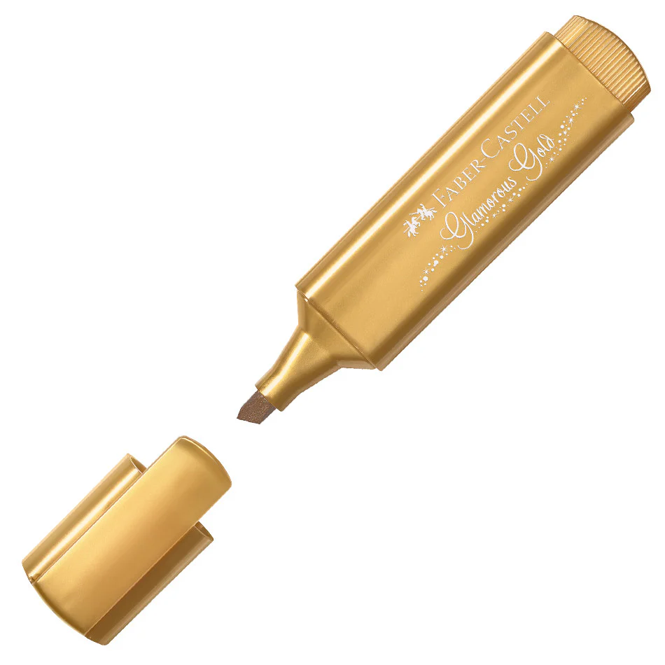 Faber-Castell Textliners 46 Metallic Highlighter Assorted Set of 4 - Image 5