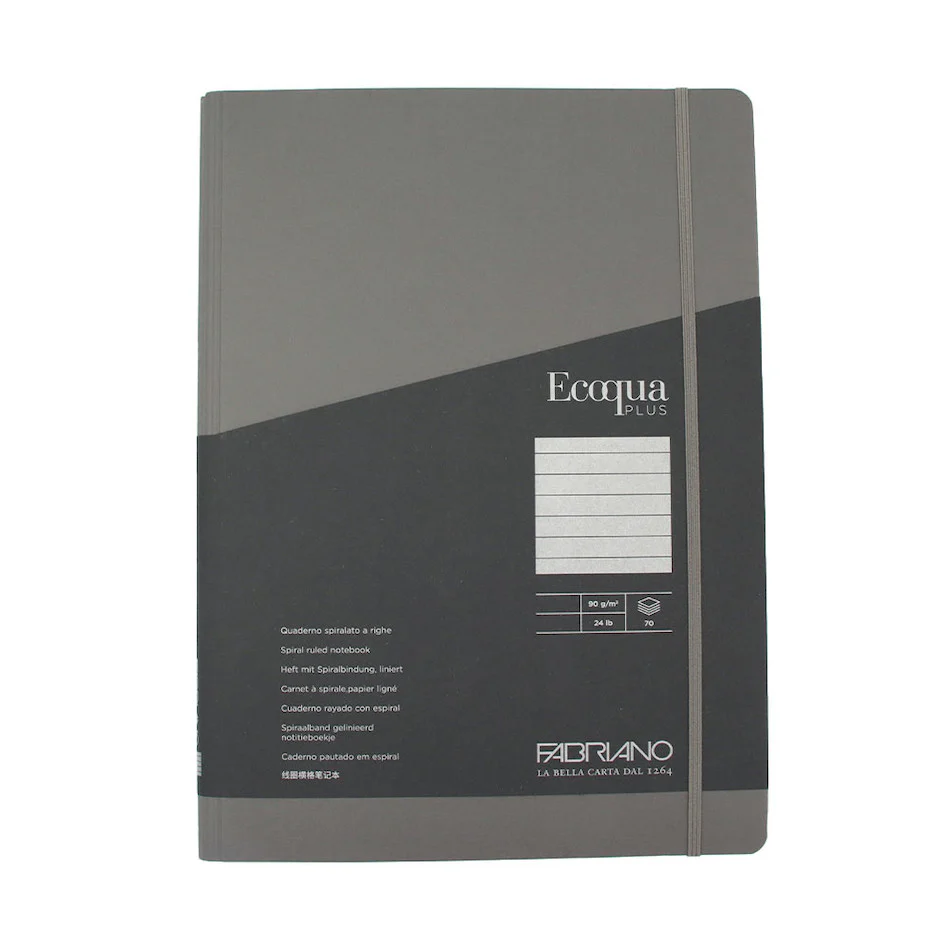 Fabriano EcoQua Plus Hidden Spiral Notebook A4