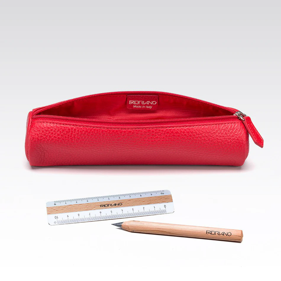 Fabriano Portapenne Tubo Pen Case Medium Red - Image 2