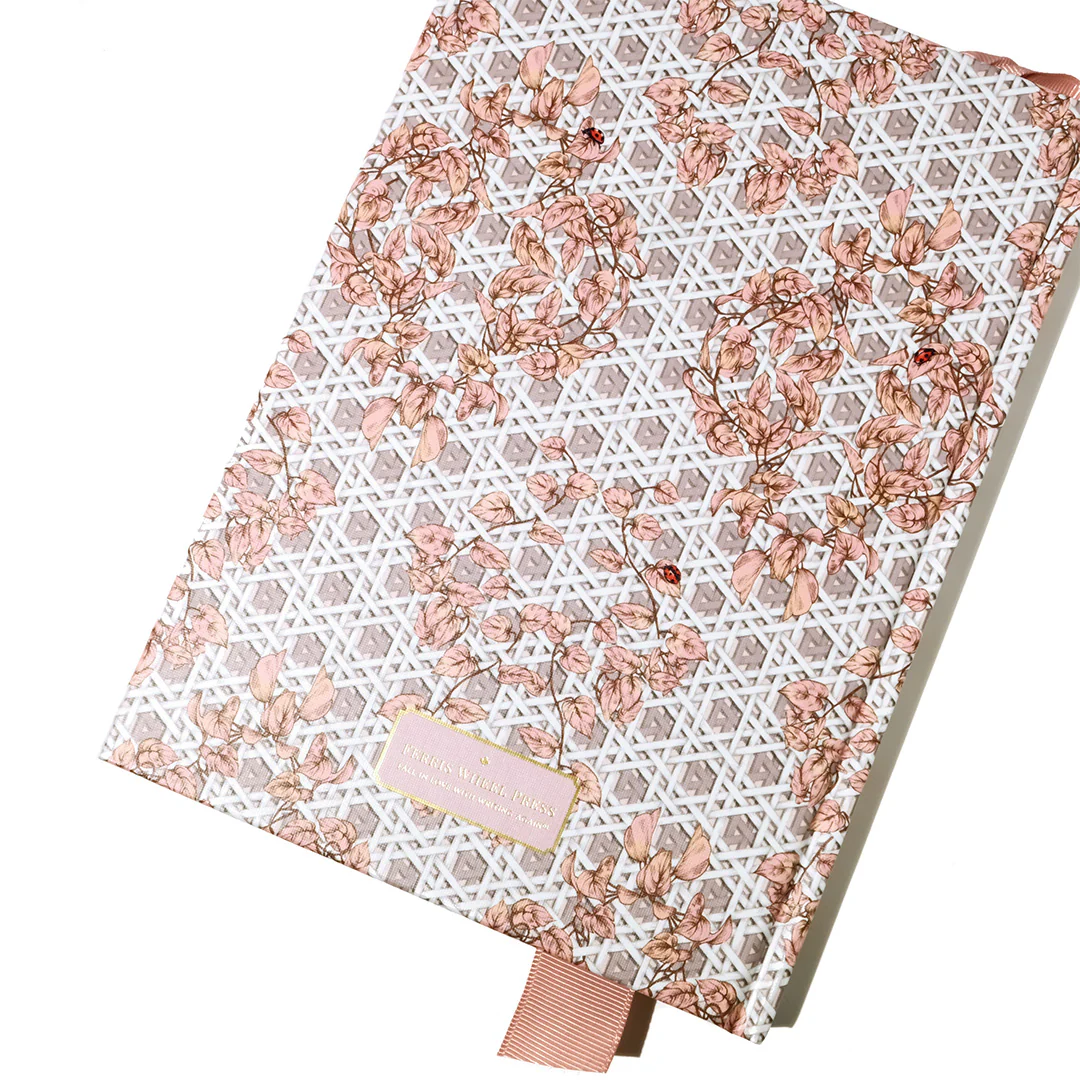Ferris Wheel Press A5 Sketchbook Enveloped in Rattan Pink - Image 2