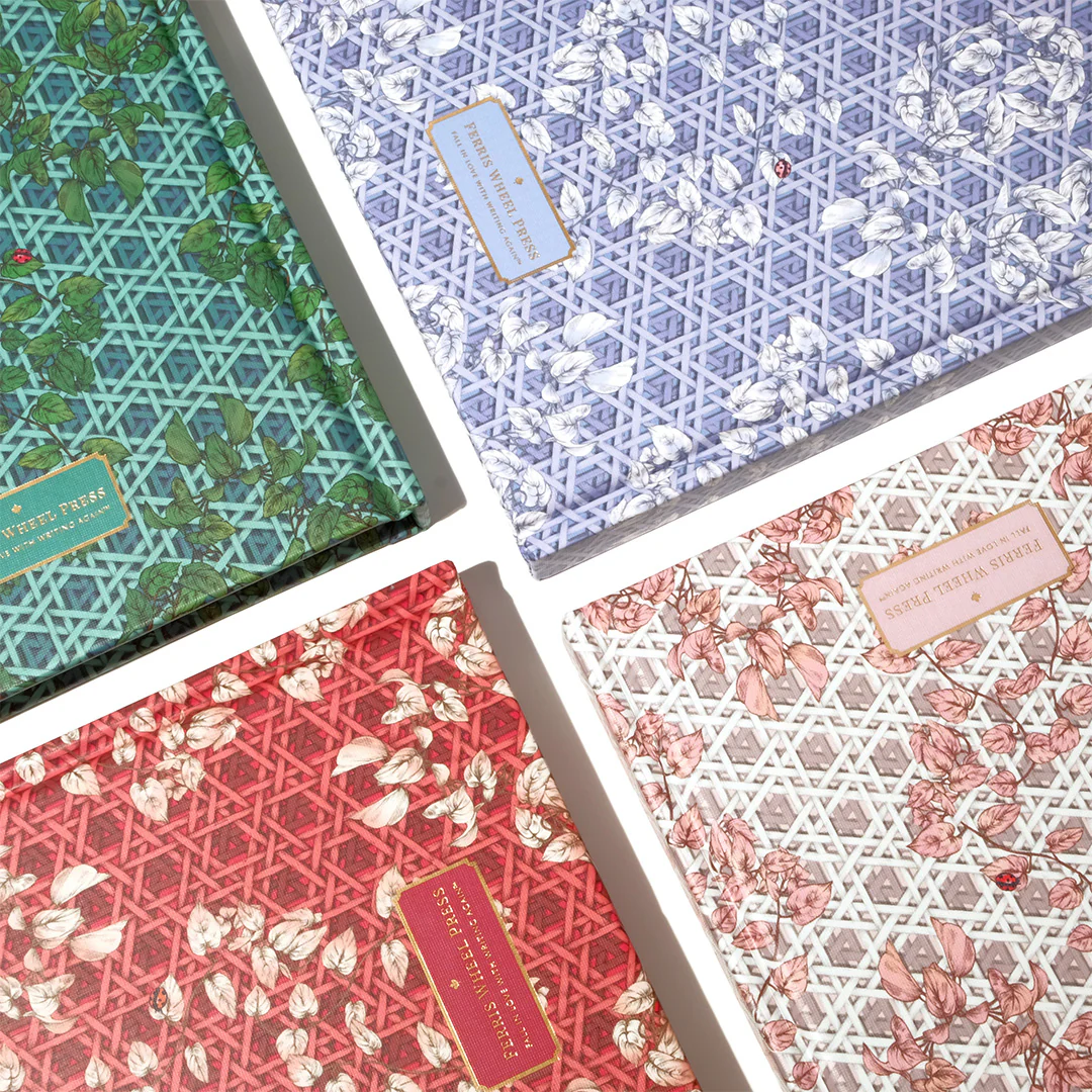 Ferris Wheel Press A5 Sketchbook Enveloped in Rattan Pink - Image 5