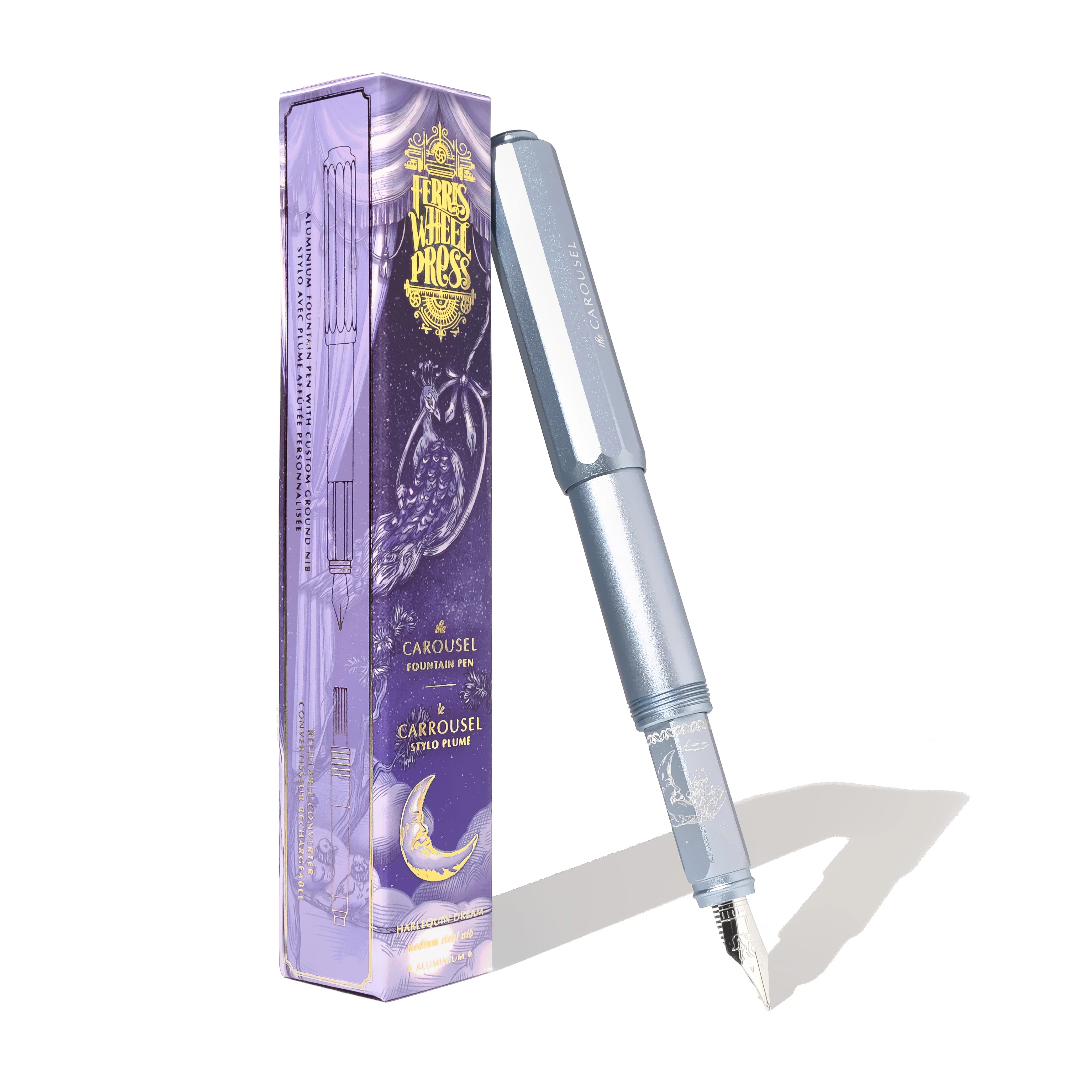 Ferris Wheel Press Aluminium Carousel Fountain Pen Harlequin Dream