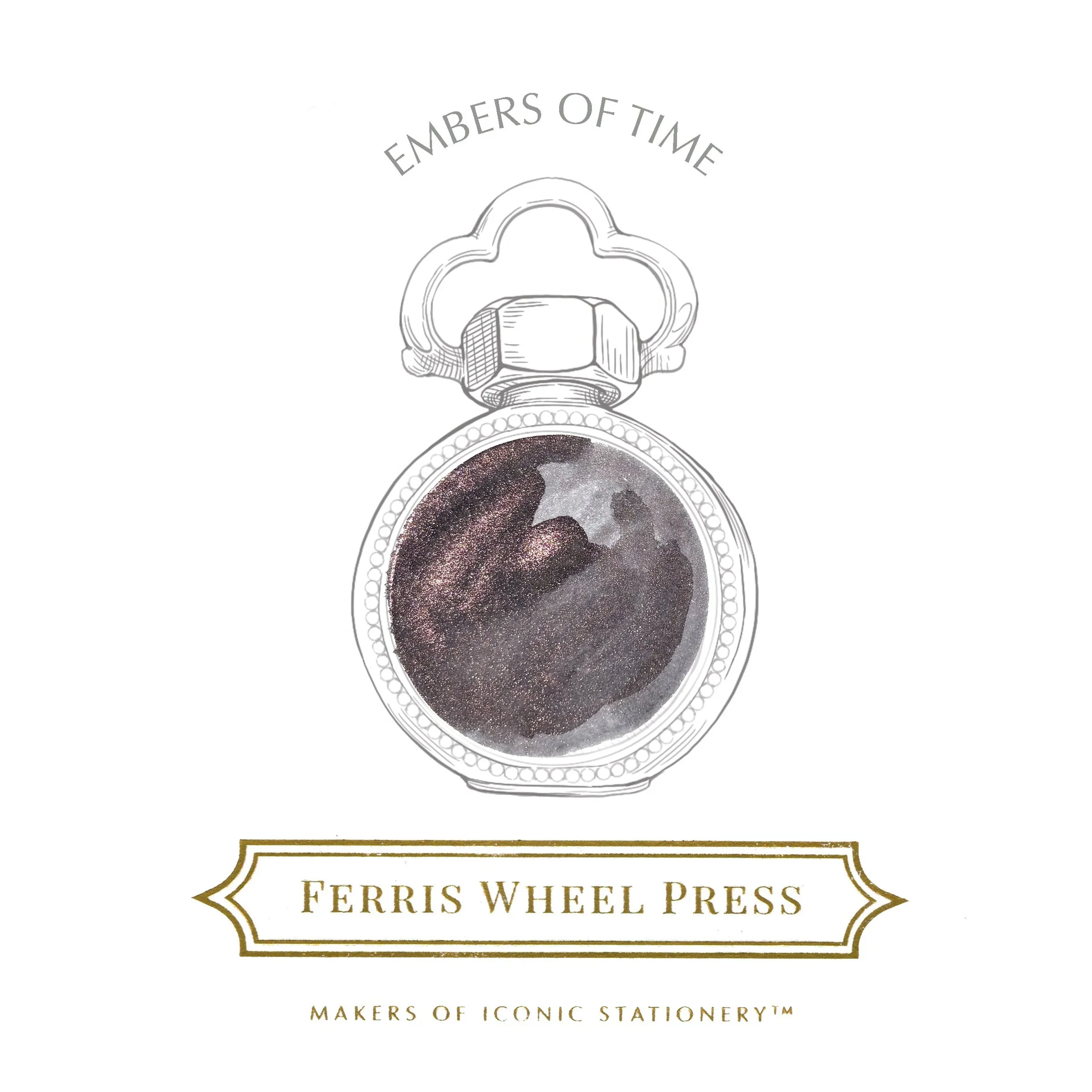 Ferris Wheel Press Everyday Fountain Pen Ink 10ml Embers Of Time - Image 2