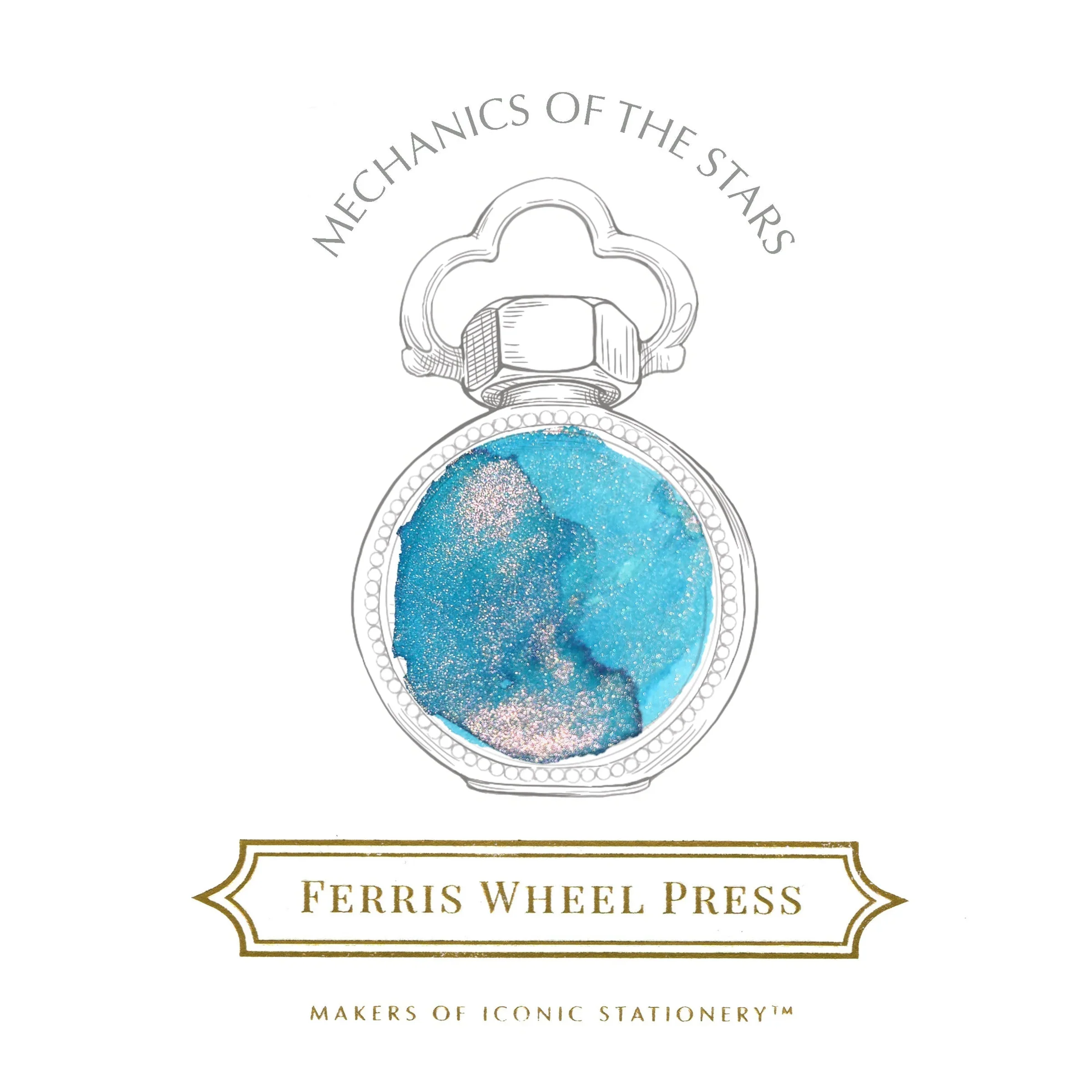 Ferris Wheel Press Everyday Fountain Pen Ink 10ml Mechanics of the Stars - Image 2