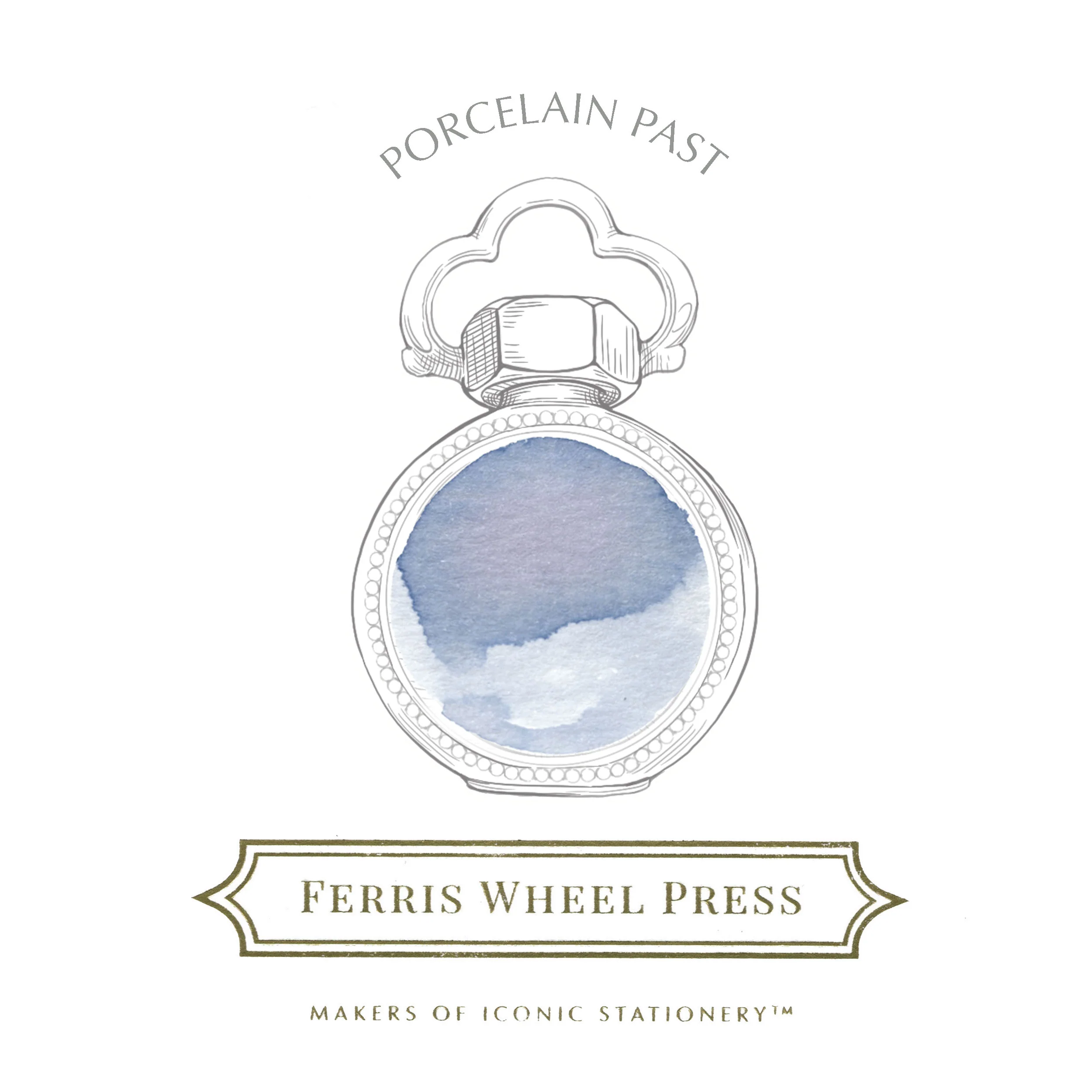Ferris Wheel Press Fountain Pen Ink 38ml Porcelain Past - Image 2