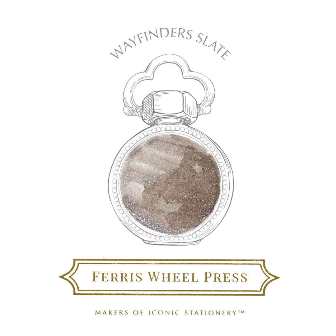 Ferris Wheel Press Everyday Fountain Pen Ink 10ml Wayfinders Slate - Image 2