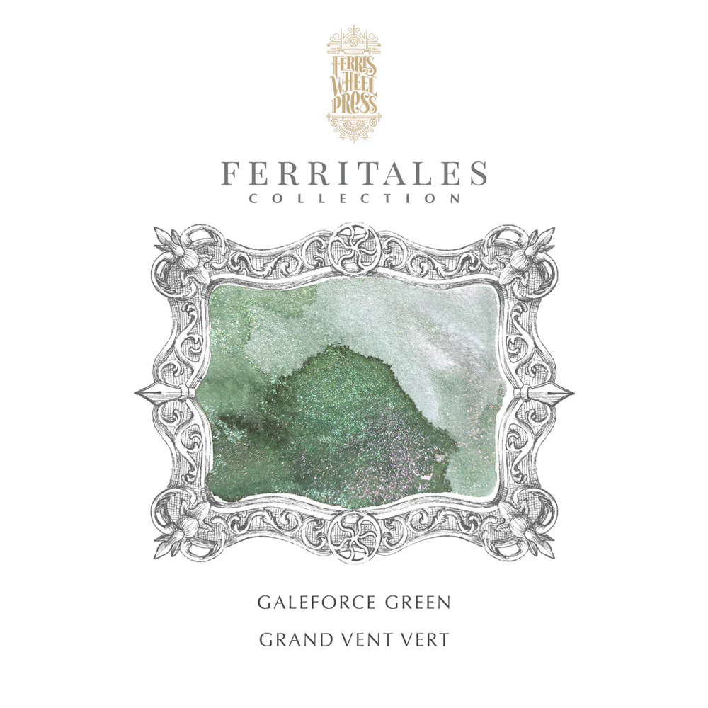 Ferris Wheel Press Ferritales Fountain Pen Ink 20ml Galeforce Green - Image 2