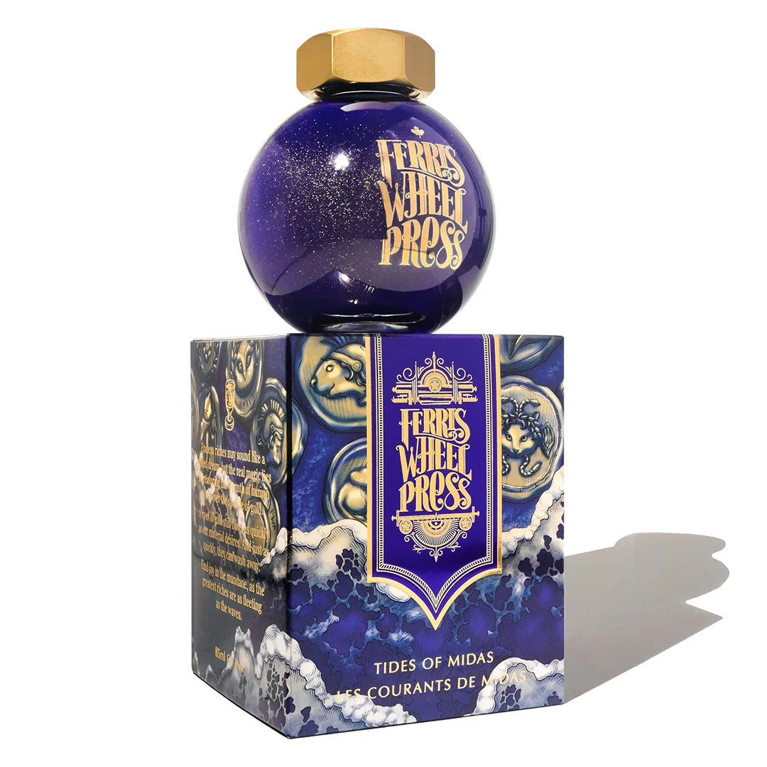 Ferris Wheel Press Ferritales Fountain Pen Ink 85ml Tides of Midas