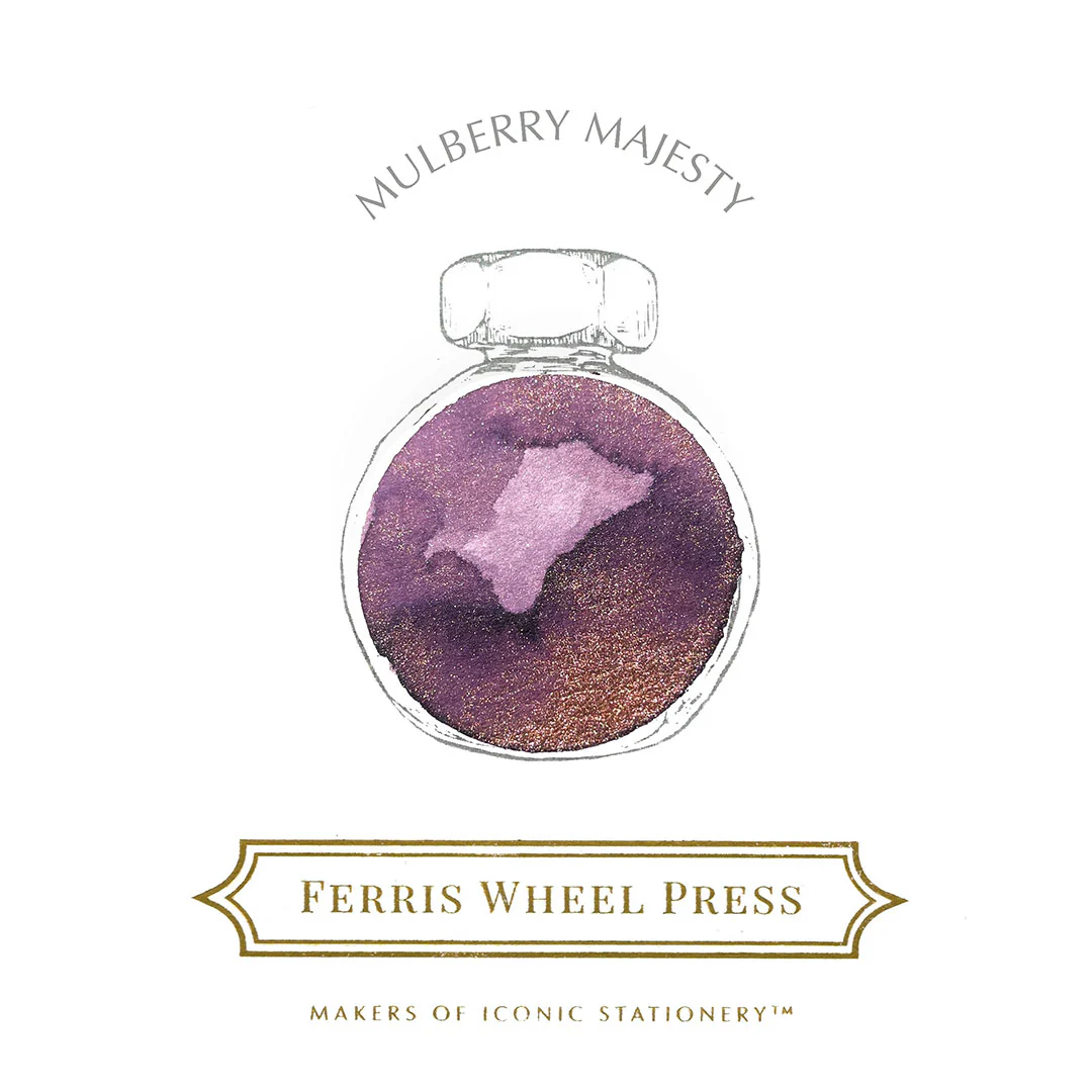 Ferris Wheel Press Fountain Pen Ink 38ml Mulberry Majesty - Image 3