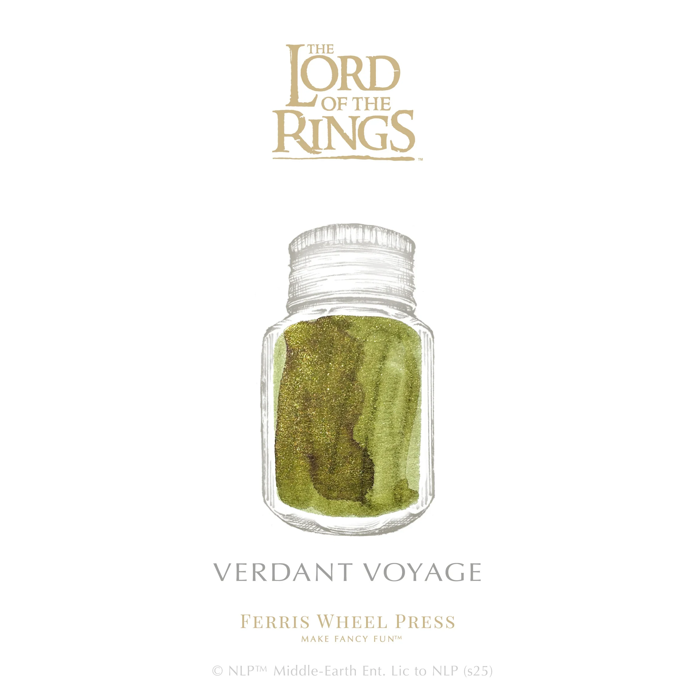 Ferris Wheel Press Lord of the Rings Bijou Fountain Pen and 28ml Ink Set Ringbearer - Image 6