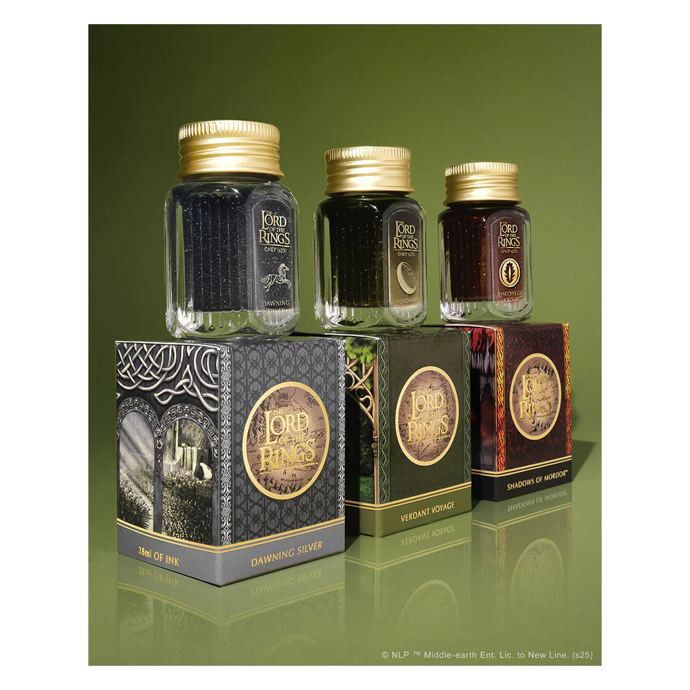 Ferris Wheel Press Lord of the Rings Fountain Pen Ink 28ml Verdant Voyage - Image 4