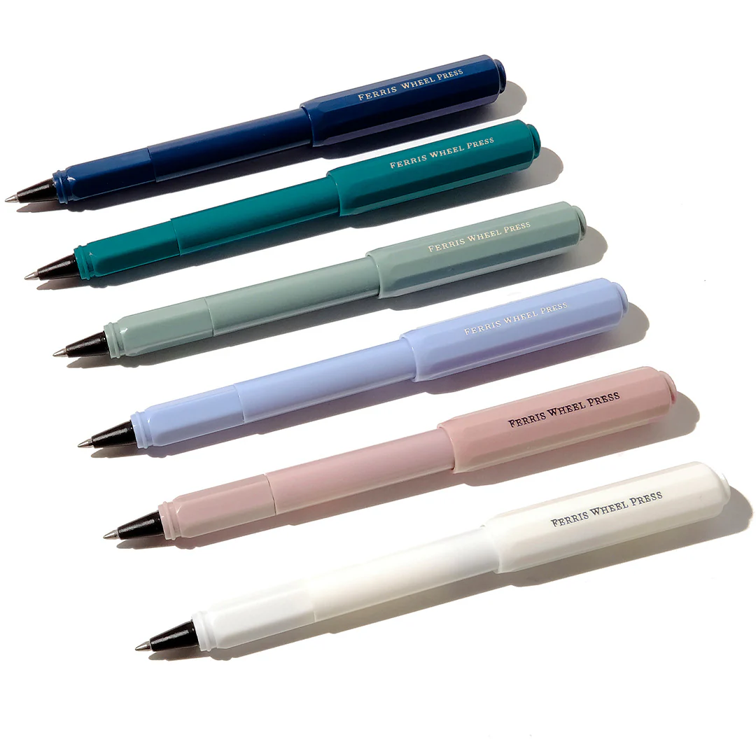 Ferris Wheel Press Roundabout Rollerball Pen Forget Me Not - Image 2
