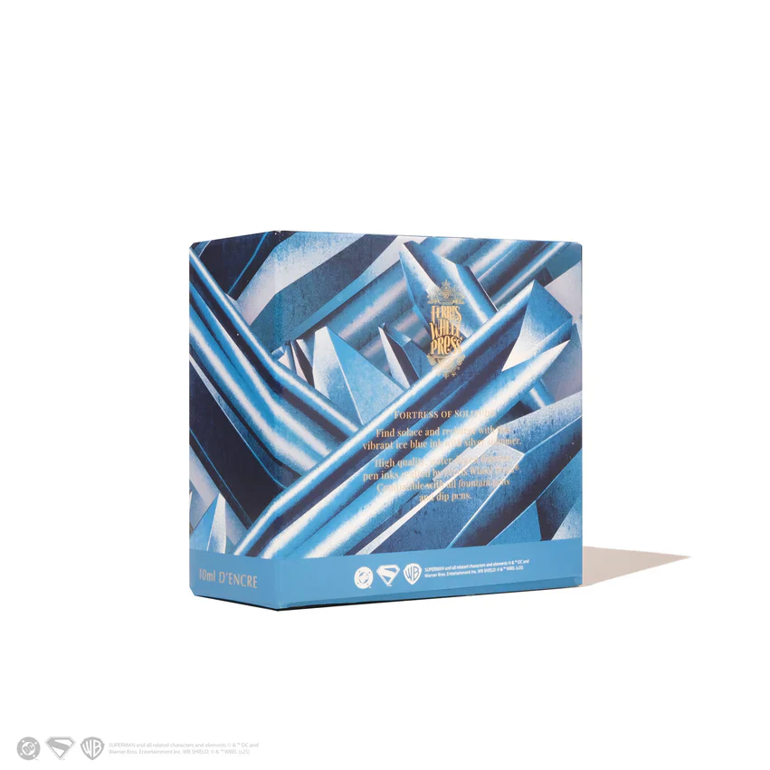 Ferris Wheel Press Superman Fountain Pen Ink 10ml Frozen Fortress - Image 4