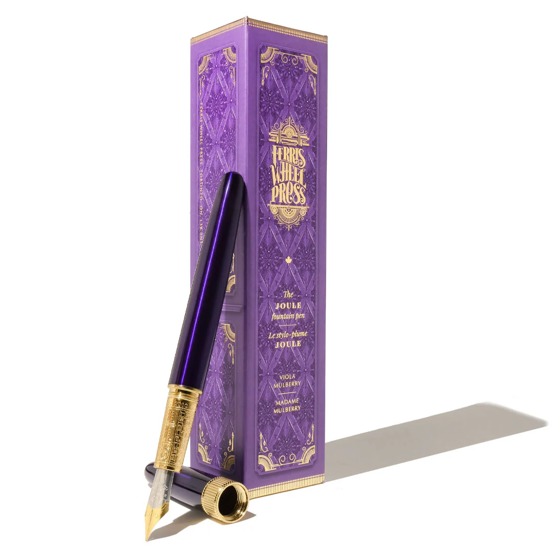 Ferris Wheel Press The Joule Fountain Pen Viola Mulberry - Image 2
