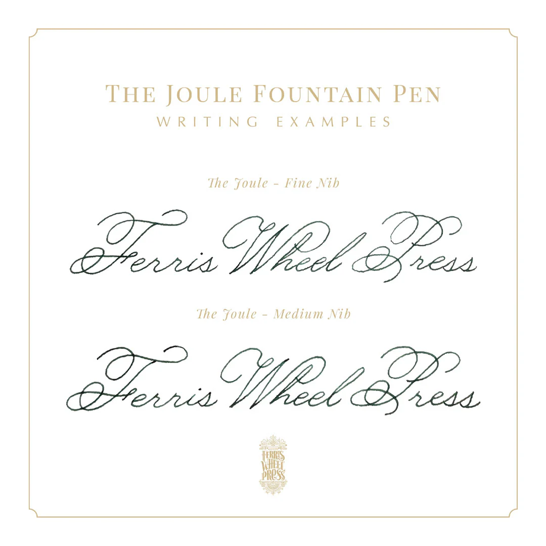 Ferris Wheel Press The Joule Fountain Pen Viola Mulberry - Image 8