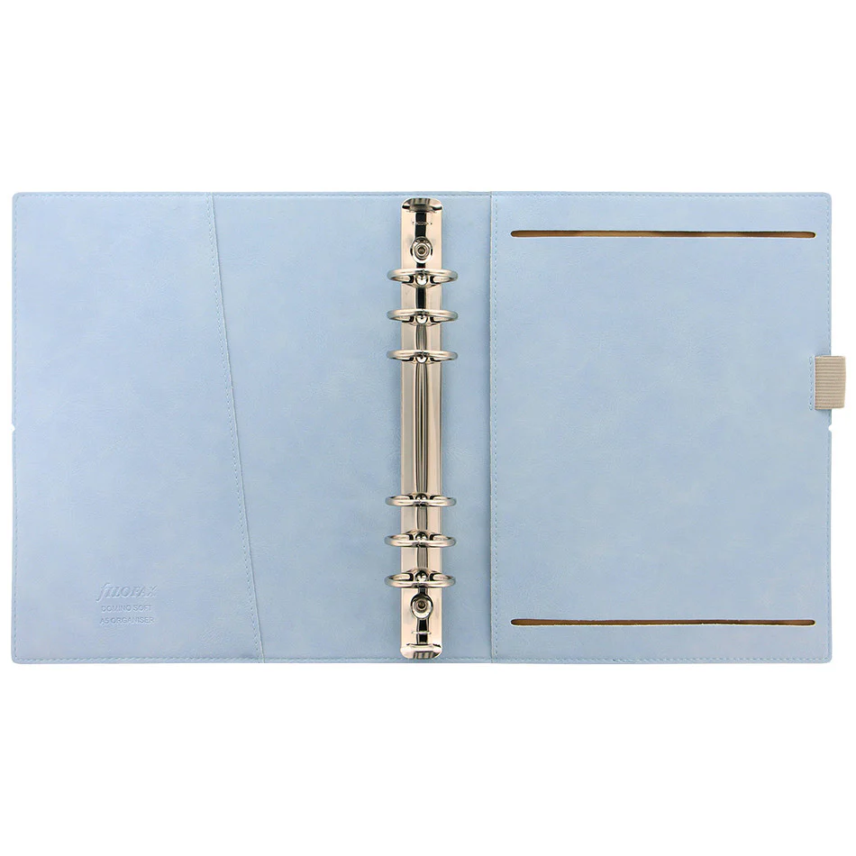 Filofax Domino A5 Organiser Soft Pale Blue - Image 2