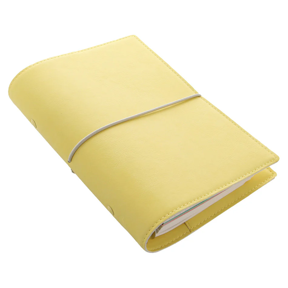 Filofax Domino Personal Organiser Soft Lemon - Image 2
