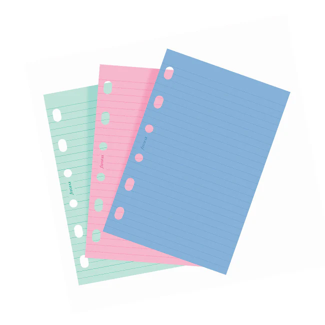 Filofax Fashion Ruled Notepaper Coloured - Image 2