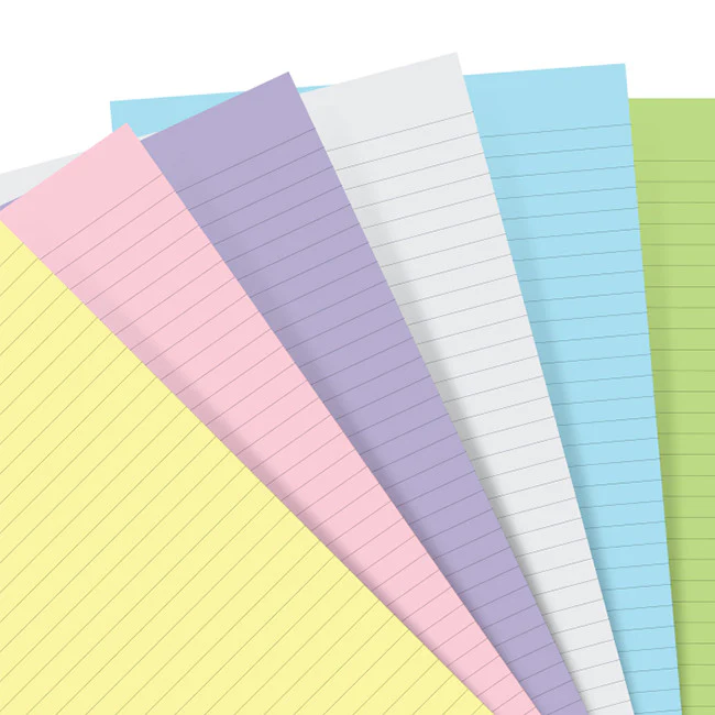 Filofax Pocket Refill Paper Assorted Pastel - Image 3
