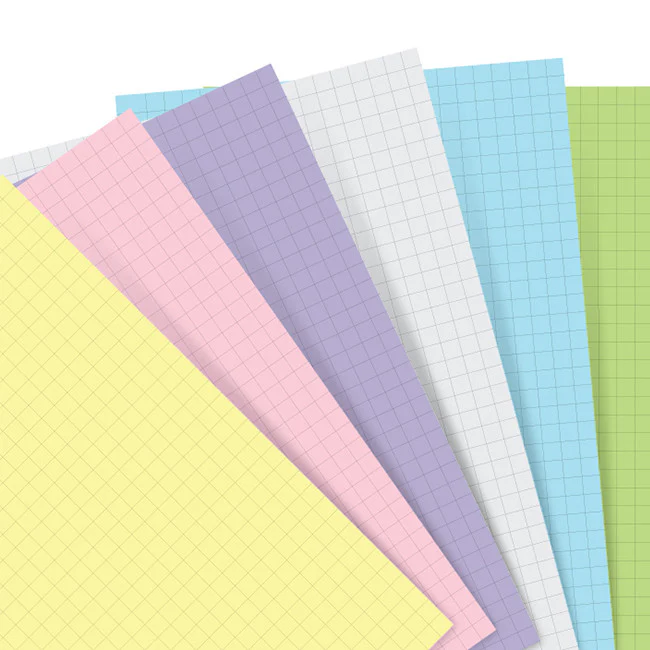Filofax Pocket Refill Paper Assorted Pastel - Image 4