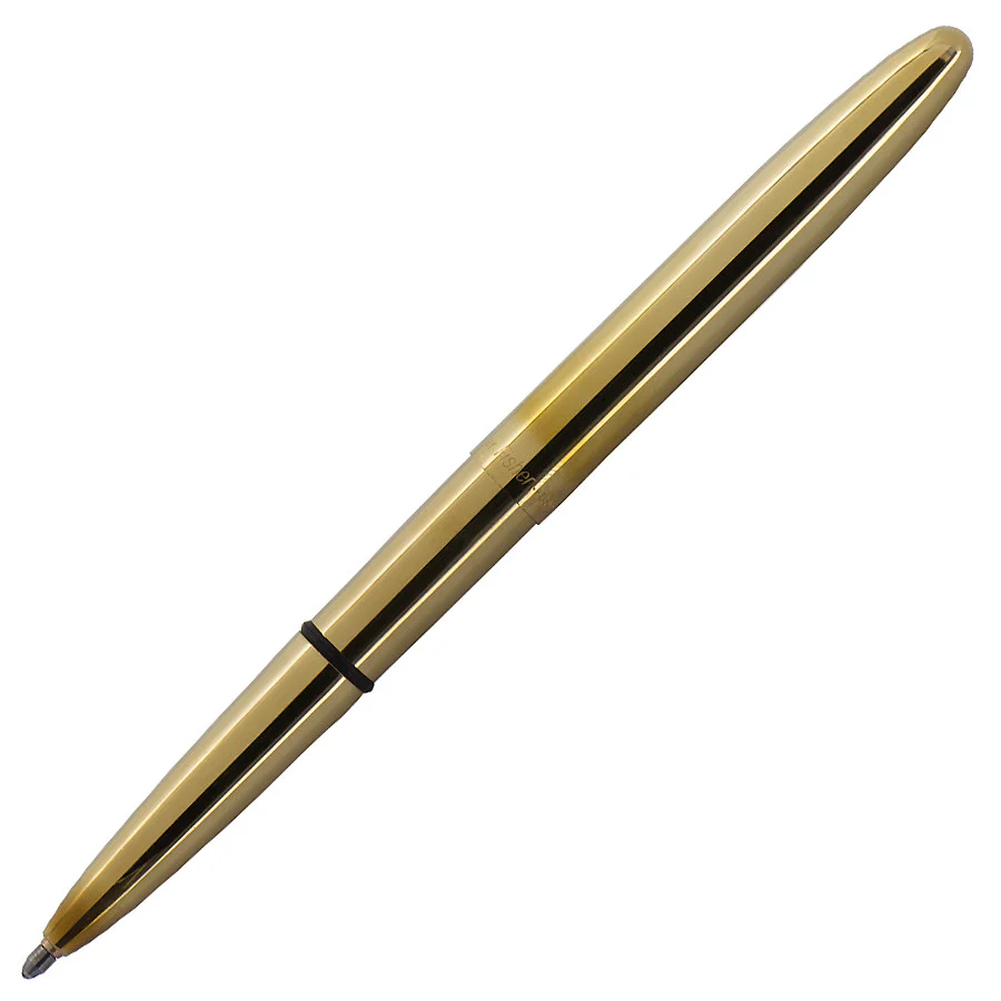 Fisher Space Pen Bullet Pressurised Ballpoint Pen Raw Brass - Image 2