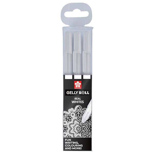 Gelly Roll White Set of 3