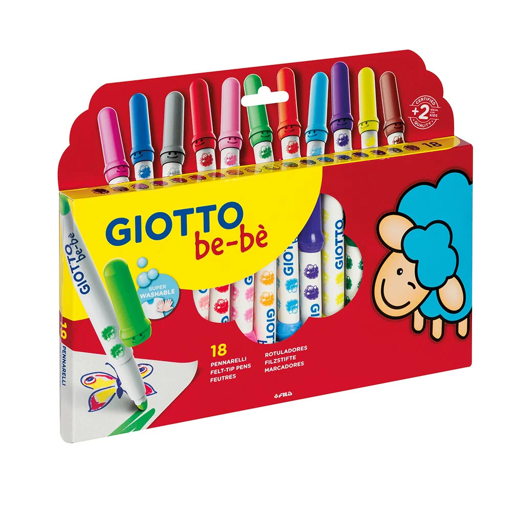 Giotto be-bè Fibre Pens Set of 18 - Image 2