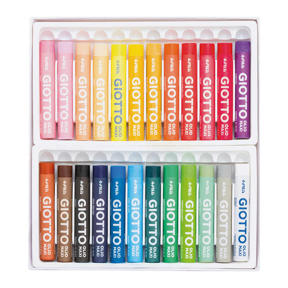 Giotto Olio Maxi Intense Soft Oil Pastels Set of 24 - Image 2