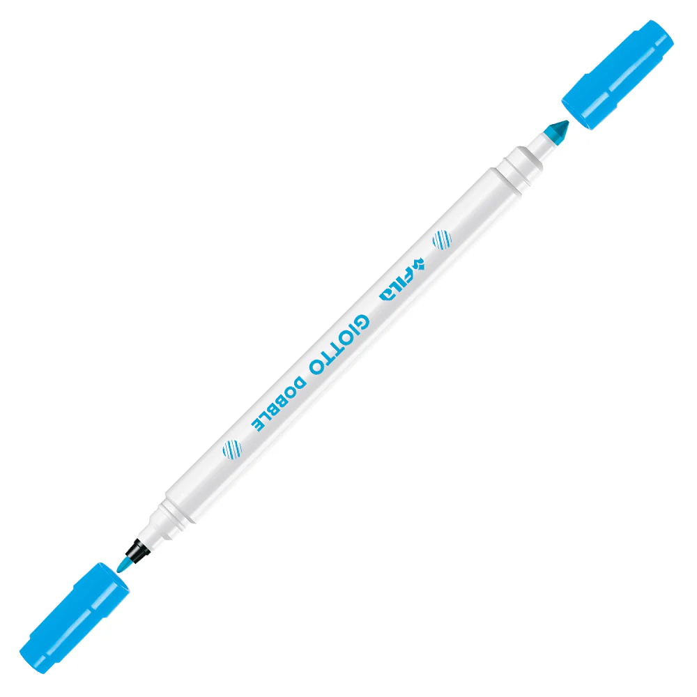Giotto Turbo Dobble Dual Tip Fibre Pens Fine And Conical Tip Set of 10 - Image 2