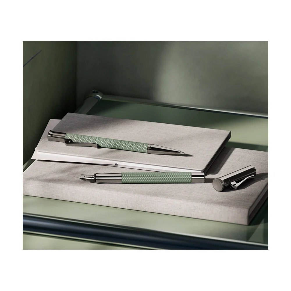 Graf von Faber-Castell Ballpoint Pen Guilloche Sage Green - Image 4