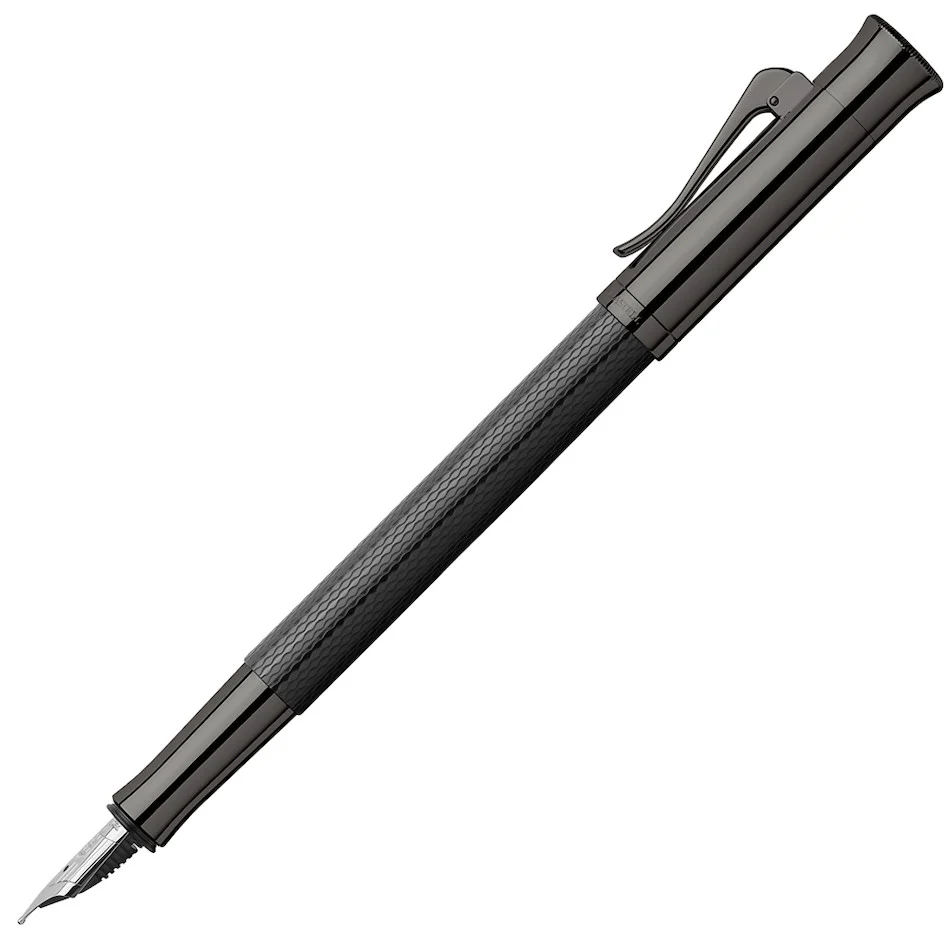Graf von Faber-Castell Guilloche Fountain Pen Black Edition